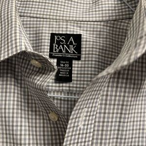 Jos A Banks Mens Dress Shirt Slim Fit Size 16-33